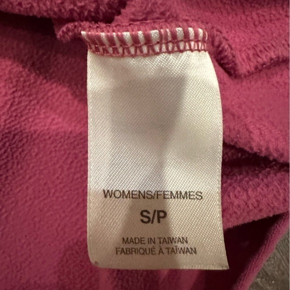 The North Face Jacket S Pink Fleece 1/4 Zip Mock Neck Lightweight Womens Rose - Picture 6 of 13